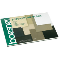 Block mit 25 Blatt, Grautöne | boesner Fotokarton