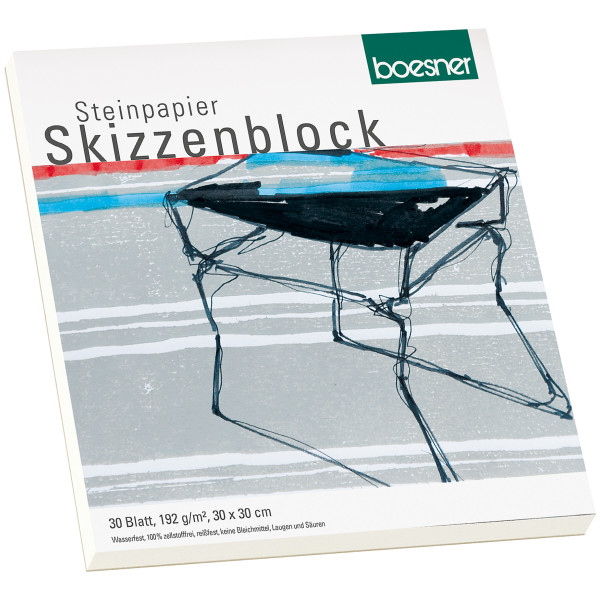 boesner Stenpapper-skissblock